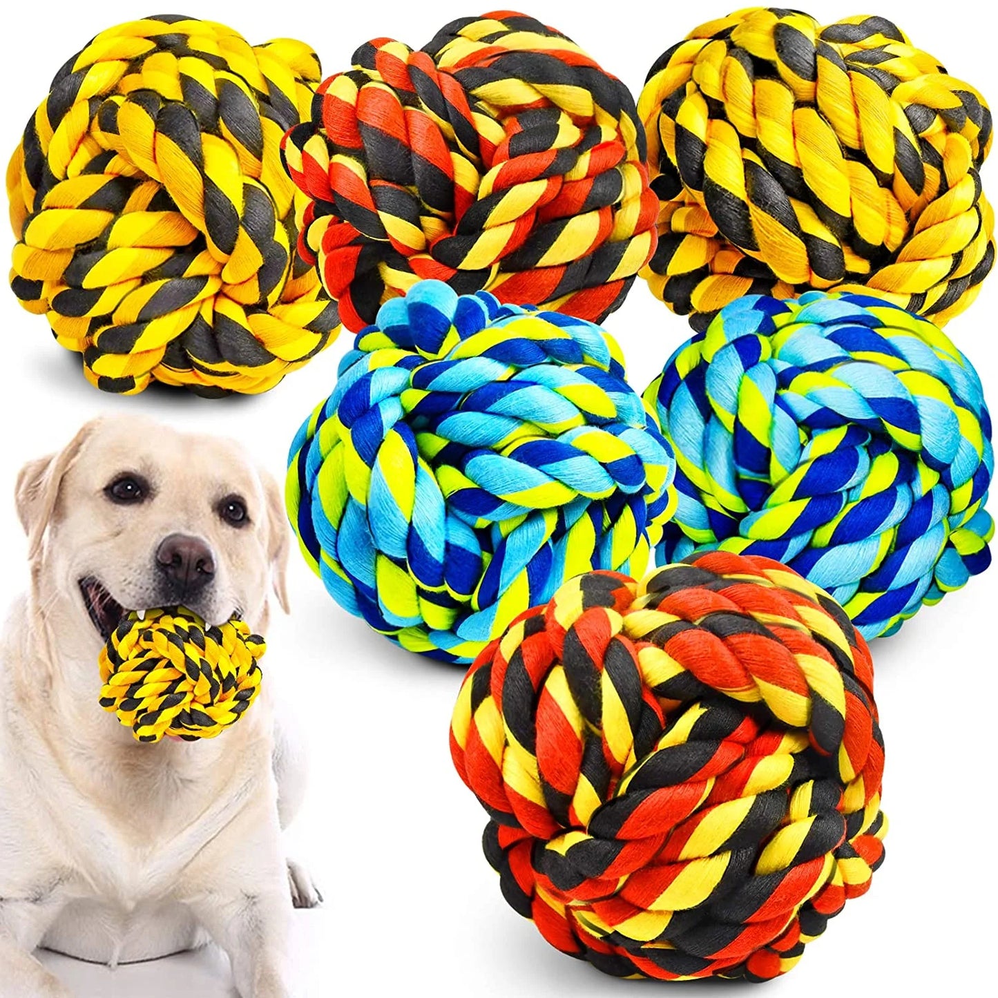 XL Dog Chew Toys for Aggressive Chewers Large Breed, 14 Pack Tough Indestructible Dog Toys , Durable Puppy Chew Toys for Teething, Heavy Duty Cotton Dog Rope Toys for Large Dogs
